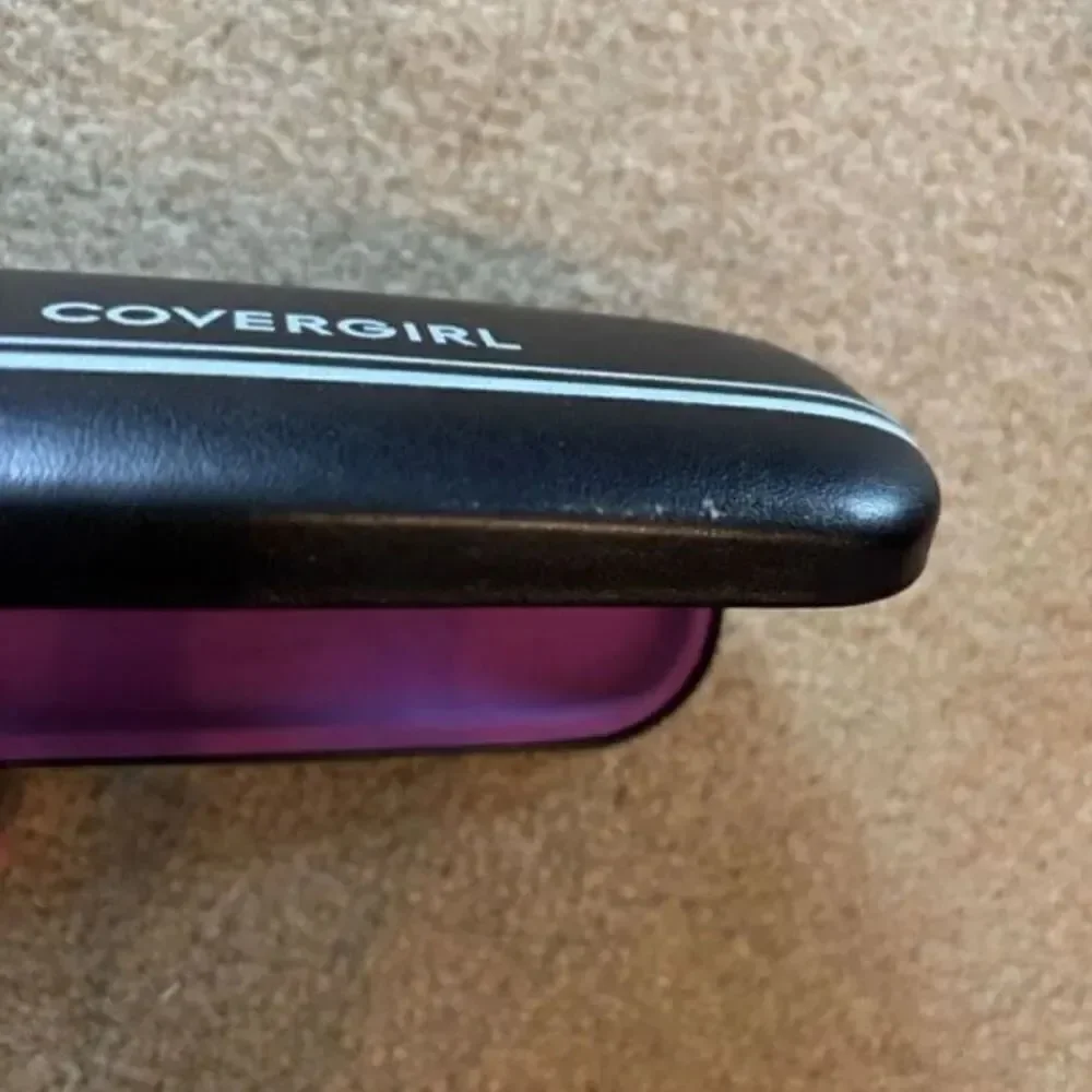 CoverGirl Black Purple Hard Eyeglass Case